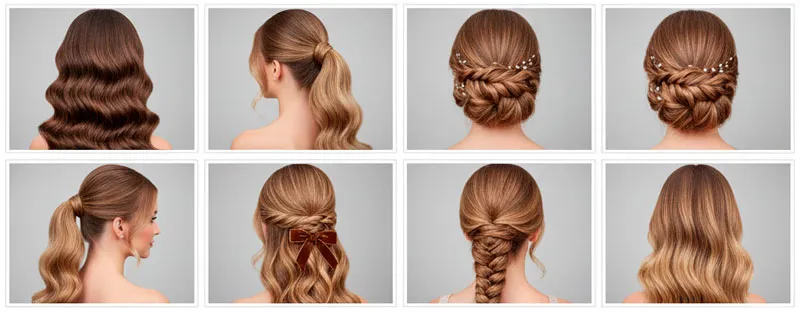 Recogidos, ondas y trenzas. Peinados para fiestas de navidad